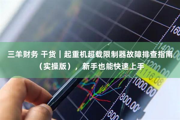 三羊财务 干货｜起重机超载限制器故障排查指南（实操版），新手也能快速上手