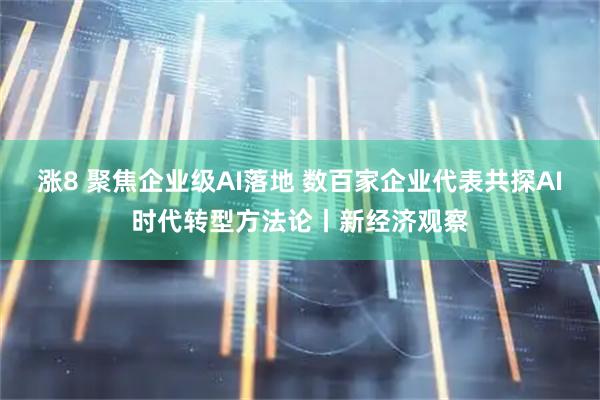 涨8 聚焦企业级AI落地 数百家企业代表共探AI时代转型方法论丨新经济观察